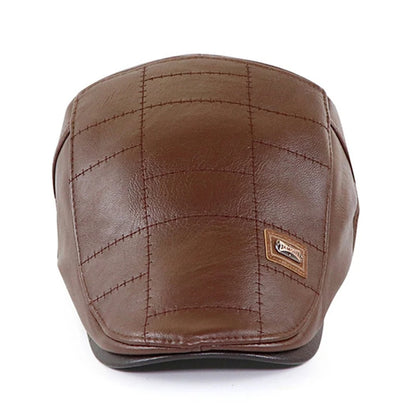 New fashion leather beret 2025